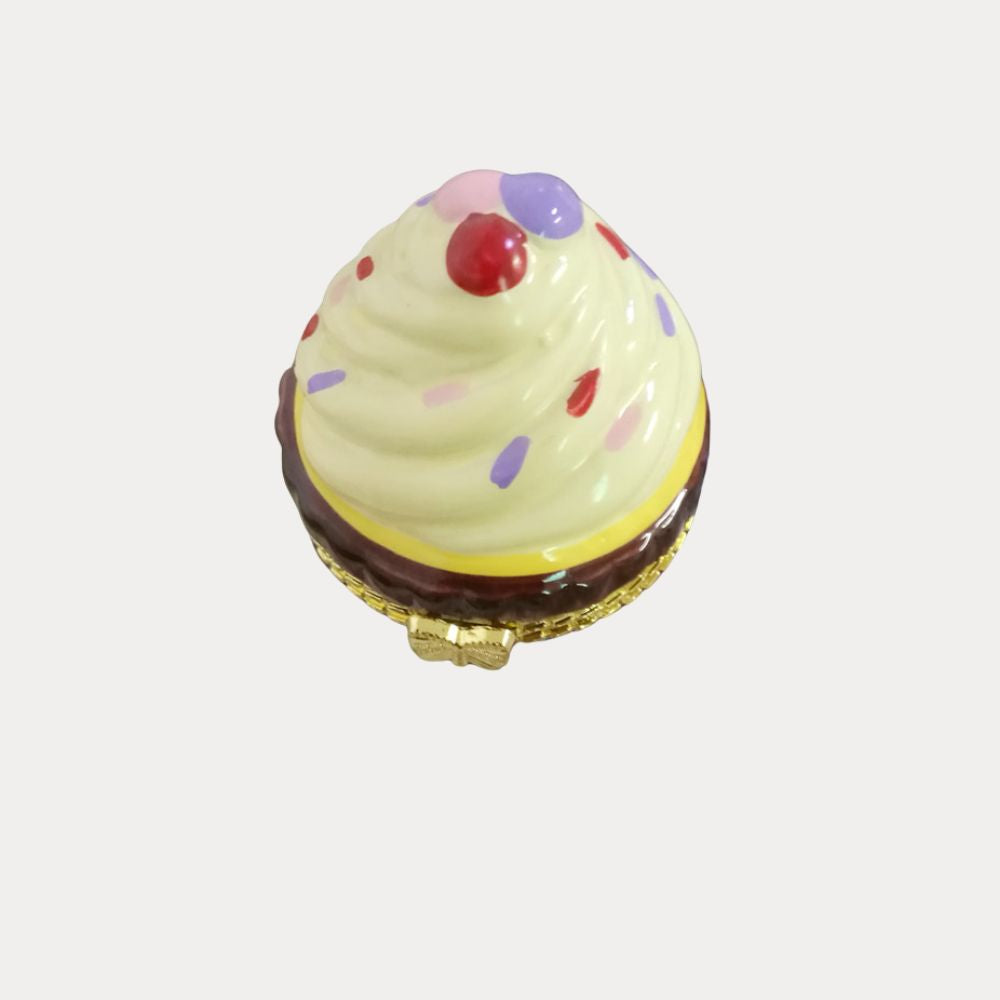 Yellow Cupcake Trinket Box