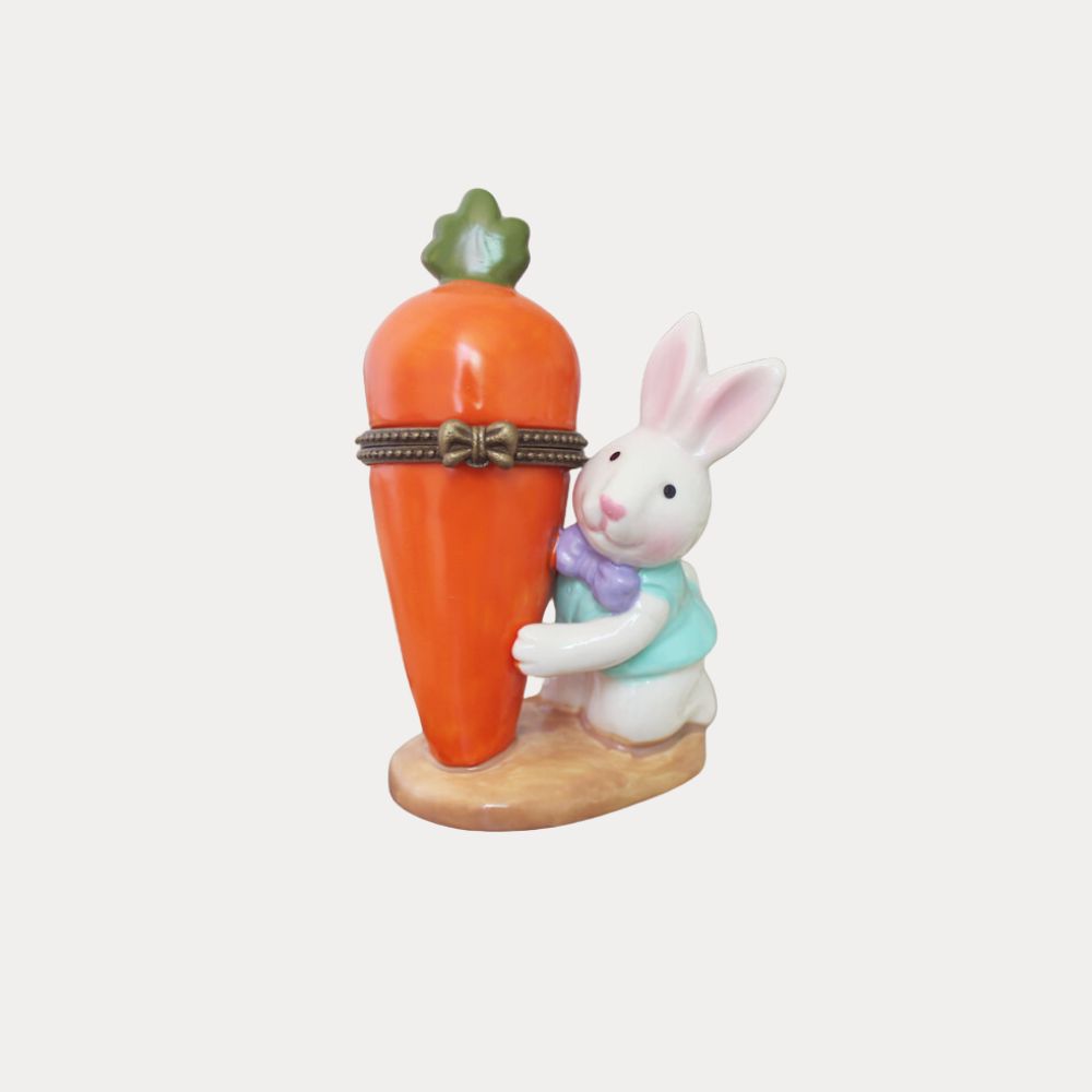 Bunny and Carrot Trinket Box