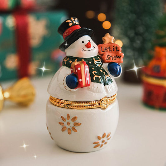 Snowman Trinket Box