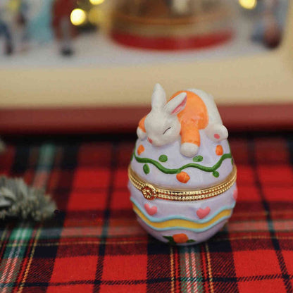 Sleeping Bunny Trinket Box