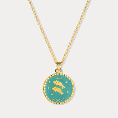 Constellation Enamel Necklace