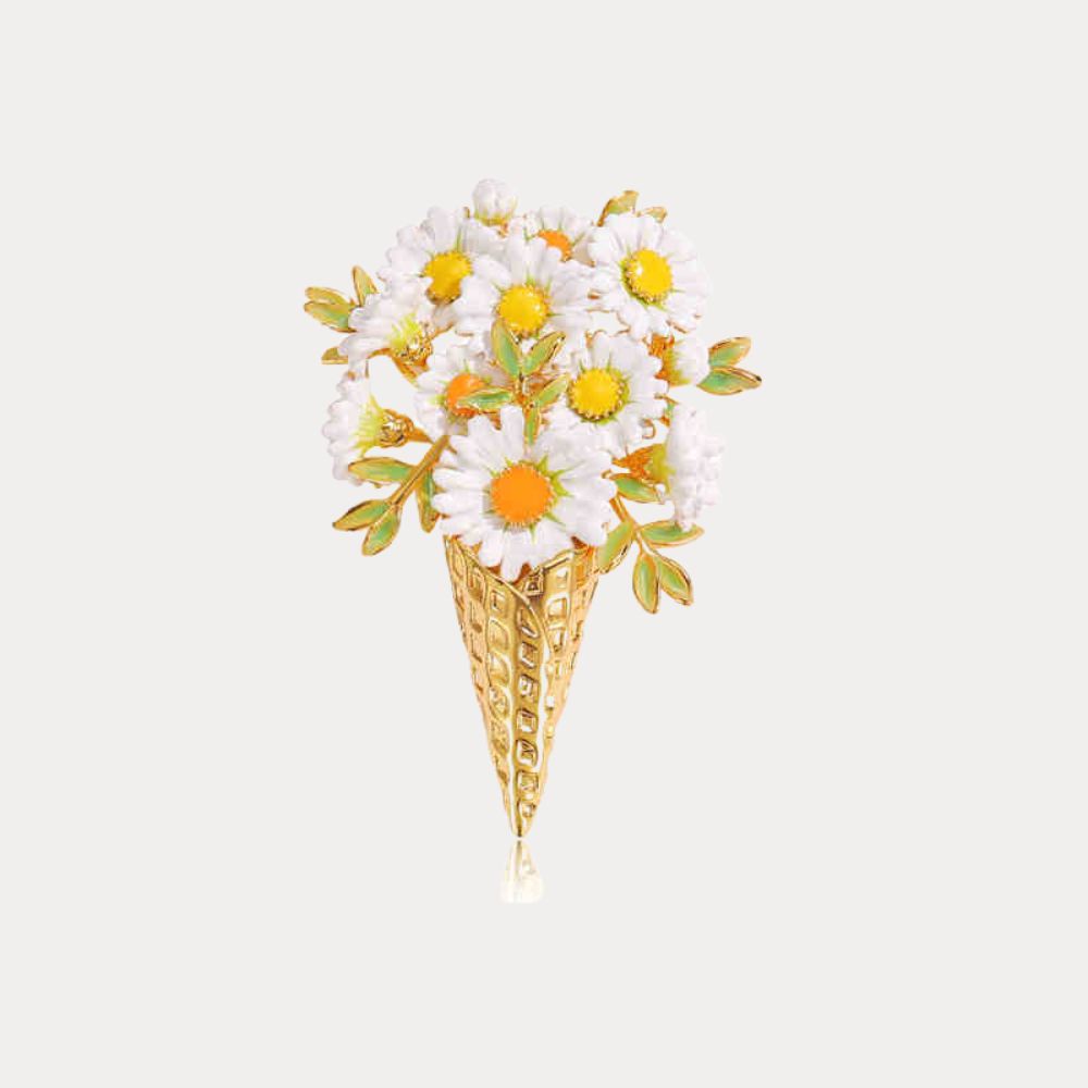 Daisy Brooch