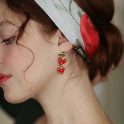 Cranberry Earrings