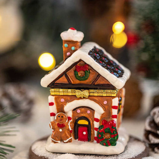 Gingerbread House Trinket Box