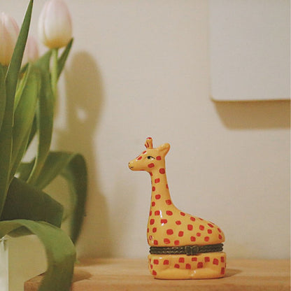 Giraffe Charm Trinket Box