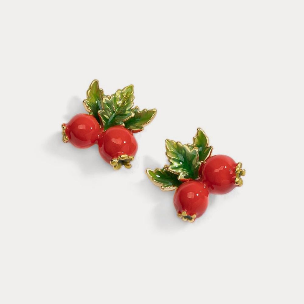 Cranberry Earrings