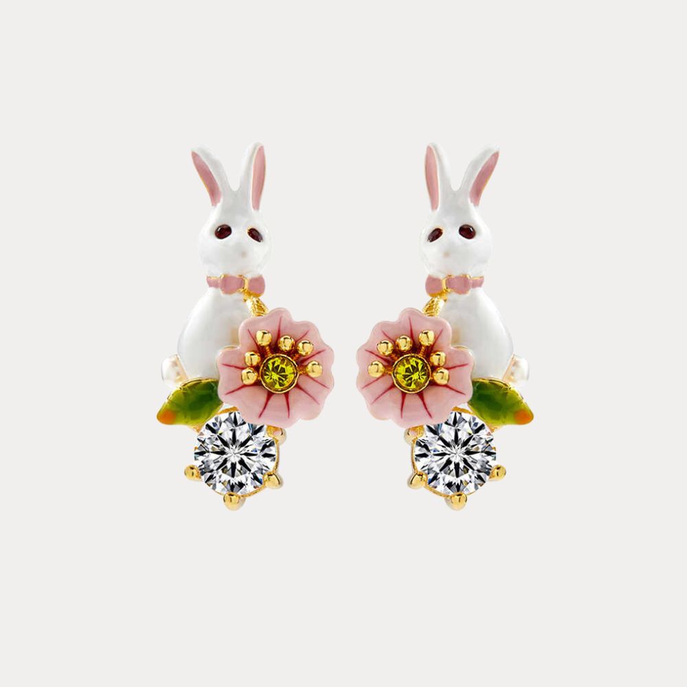 Rabbit Blossom Earring