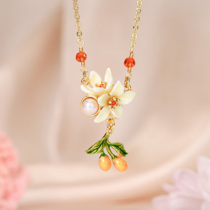 Orange Blossom Necklace