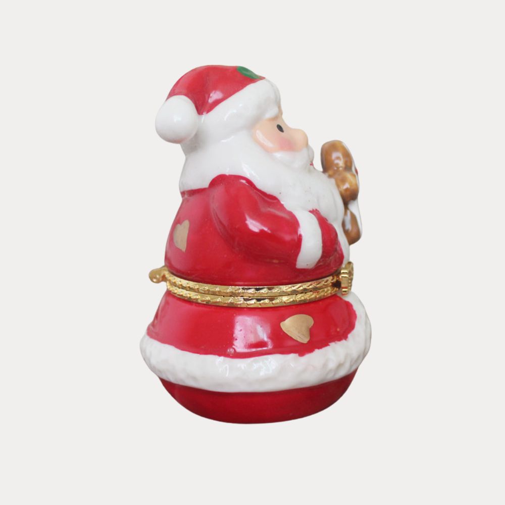 Santa Claus with Gingerbread Trinket Box