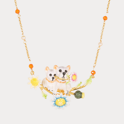 Dog Daisy Necklace
