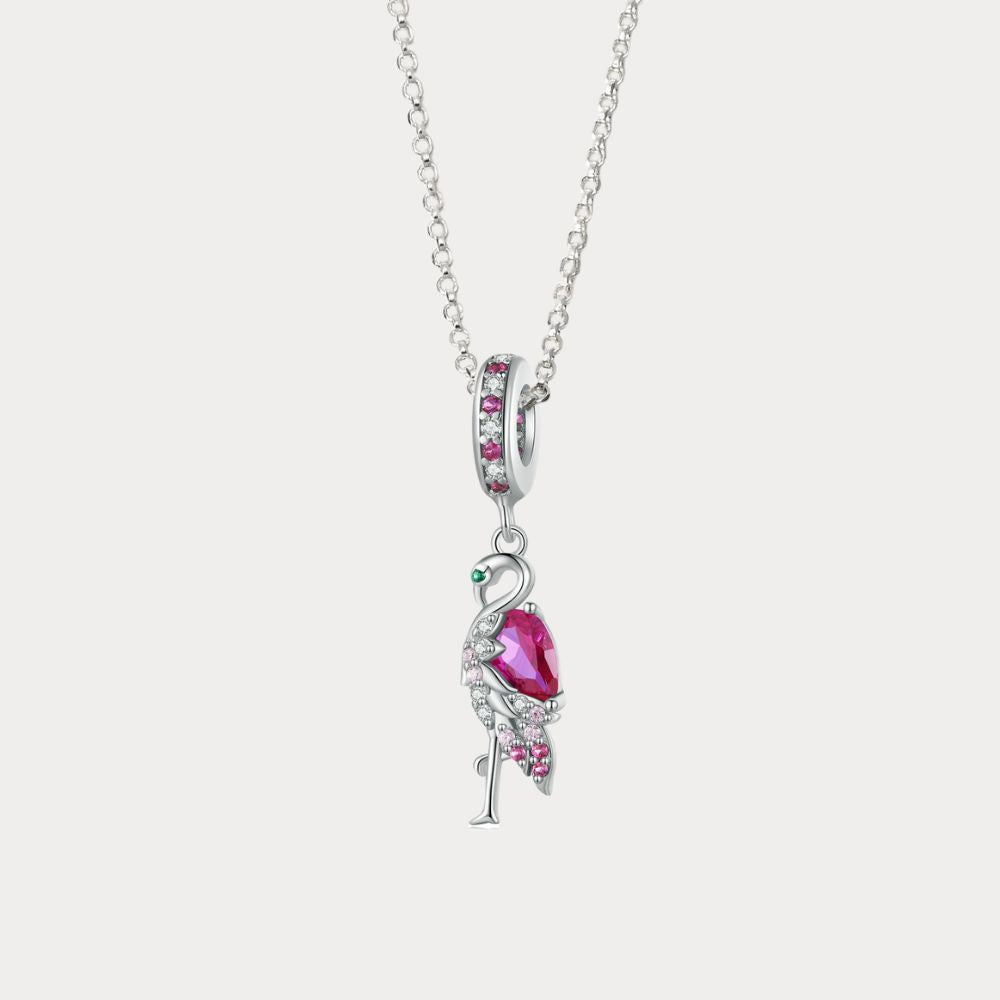 Flamingo Pendant Necklace