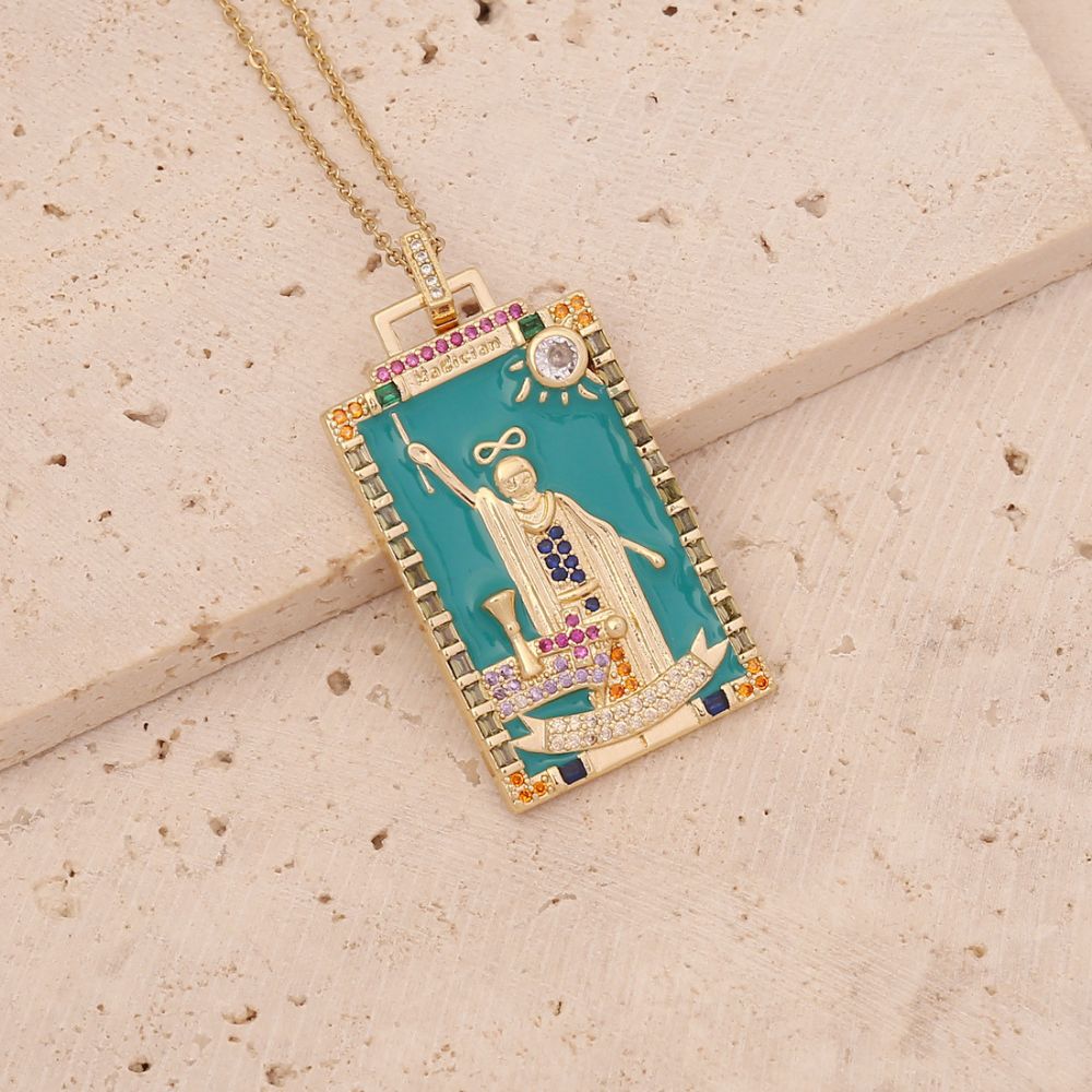 Tarot Card Necklace - The Magician