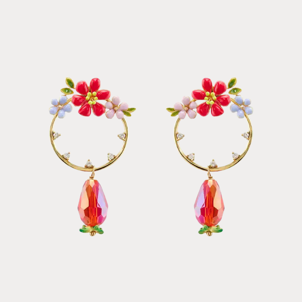 Blossom Hoop Earrings