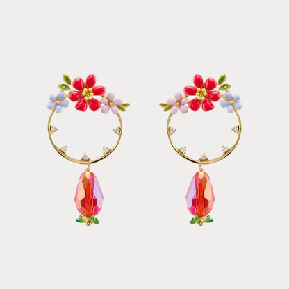 Blossom Hoop Earrings