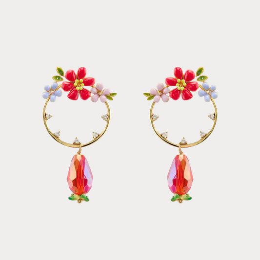 Blossom Hoop Earrings