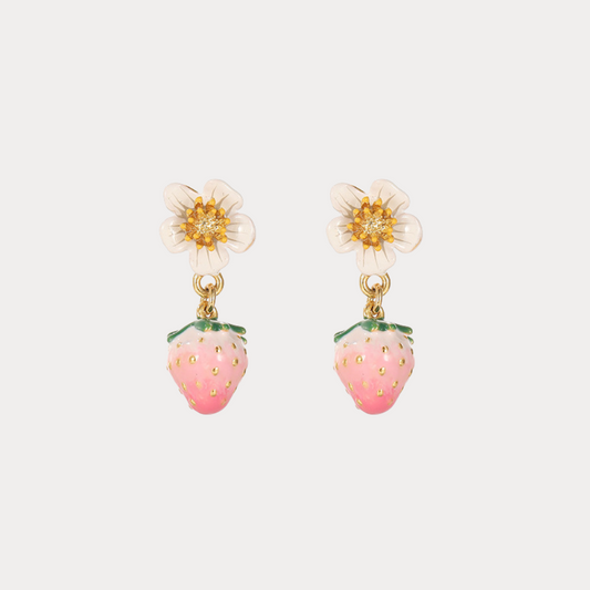 Strawberry Blossom Earrings