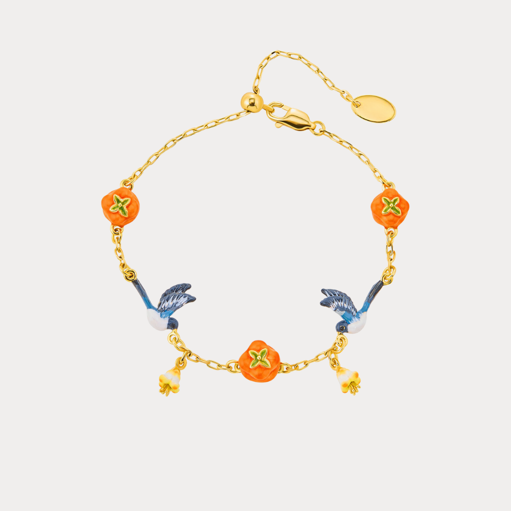 Persimmon Magpie Bracelet