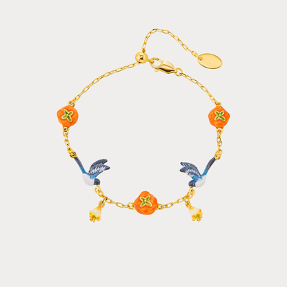 Persimmon Magpie Bracelet