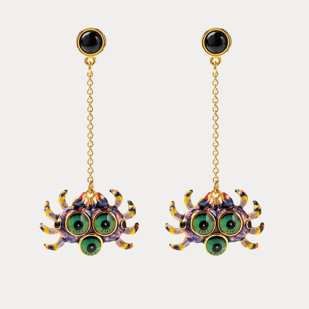 Spider Drop Earring