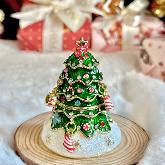 Christmas Tree Trinket Box