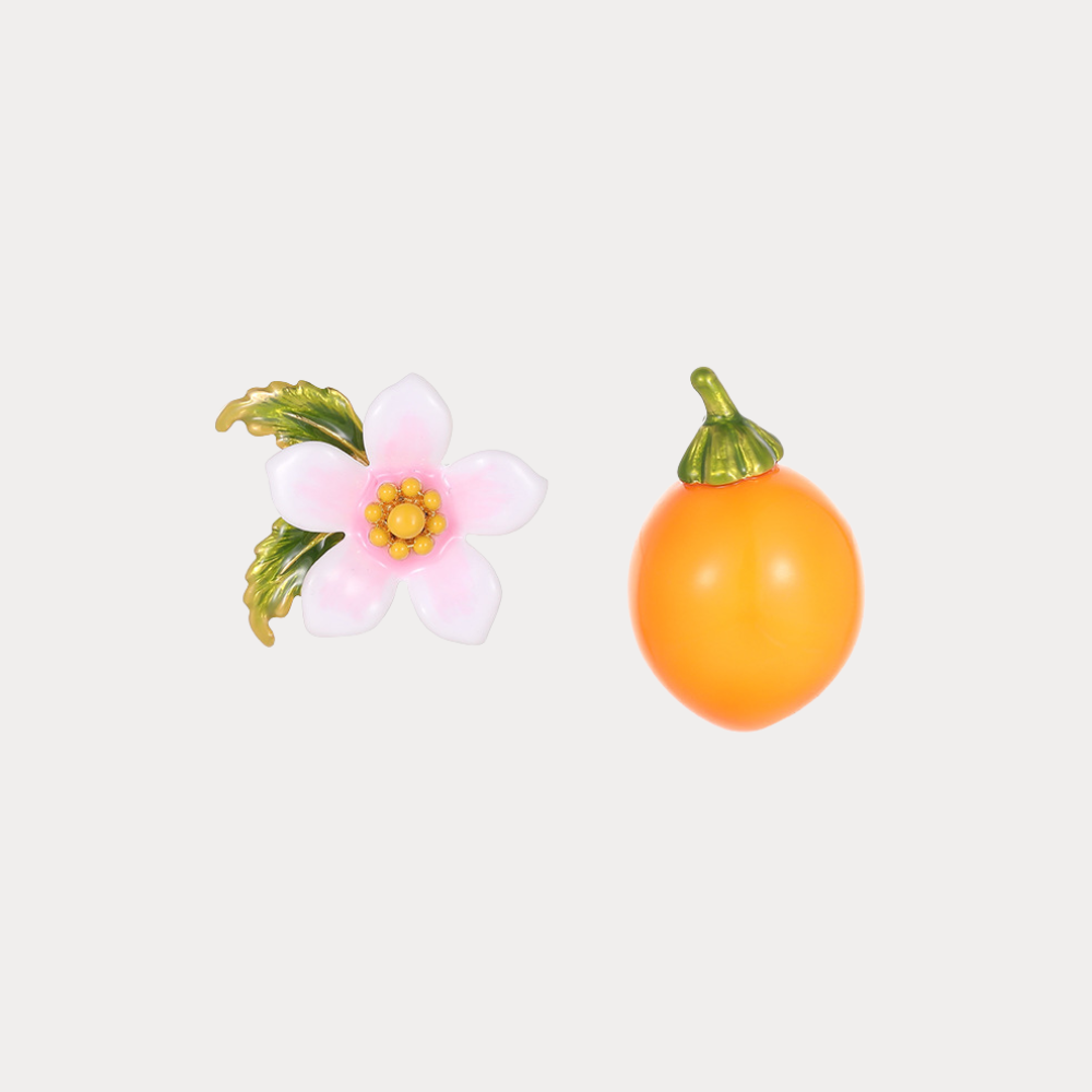 Cherry Tomato Stud Earrings