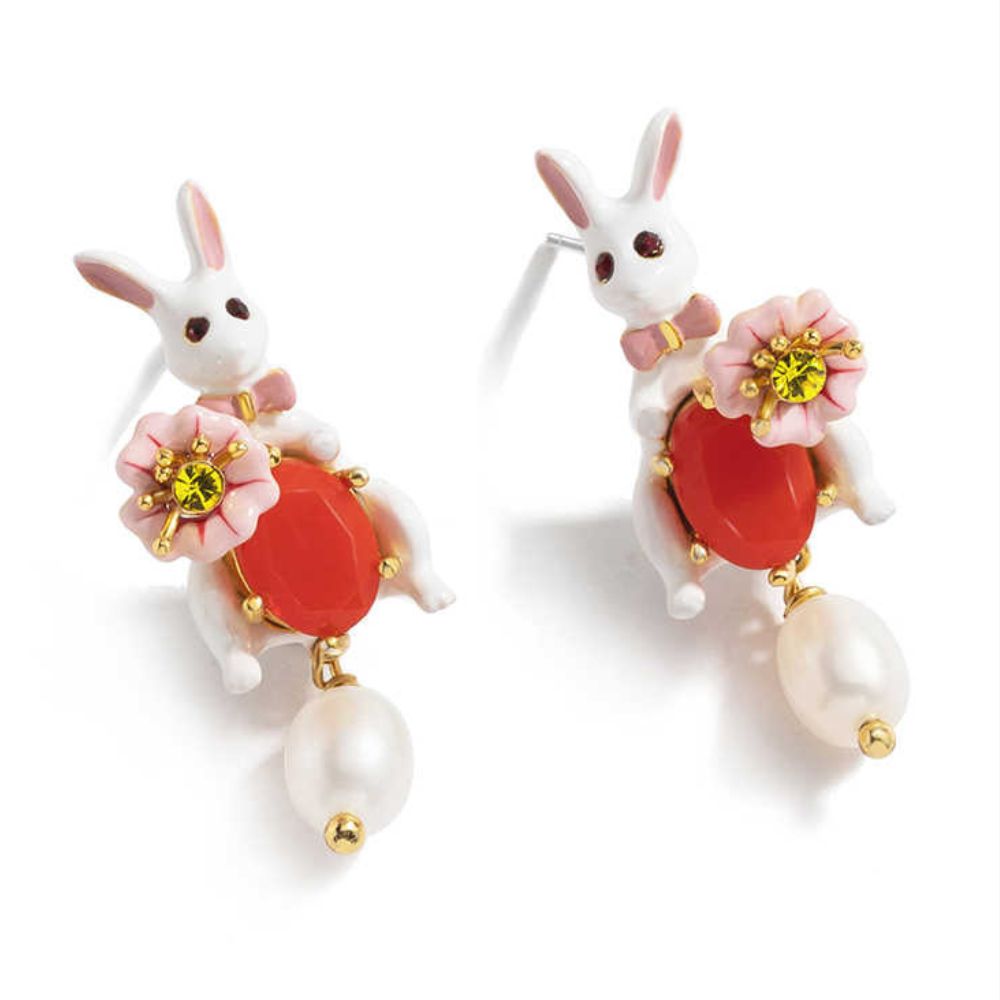 Rabbit Drop Earring