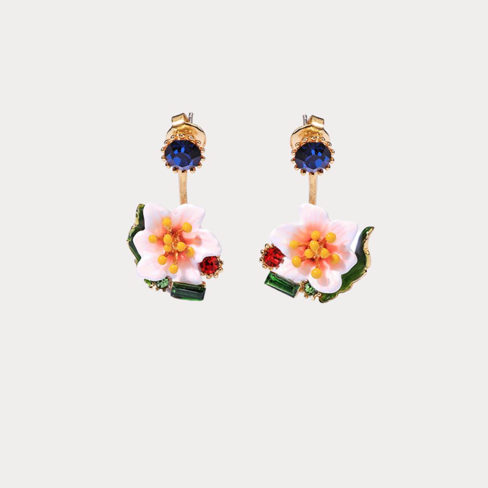 Blooming Floral Drop Earrings