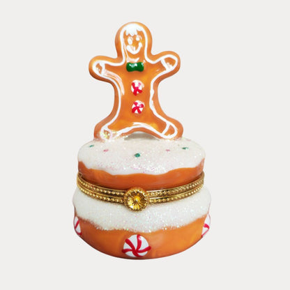 Gingerbread Man Trinket Box