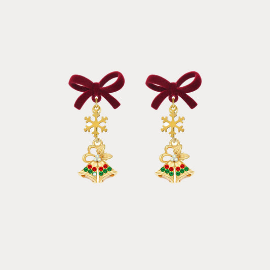 Snowflake & Bell Earrings