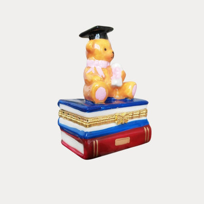 Graduation Teddy Bear Trinket Box