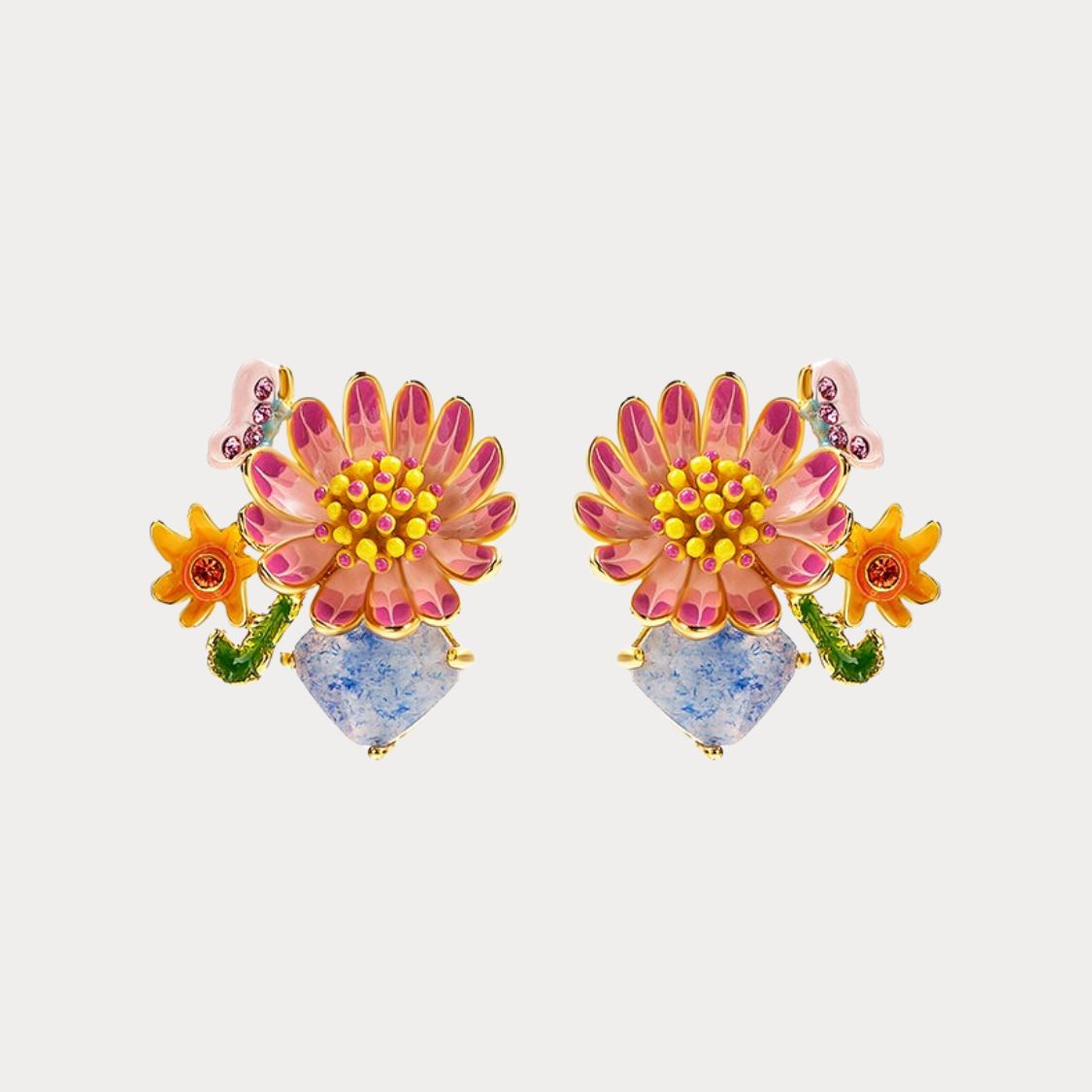 Daisy Blossom Stud Earrings