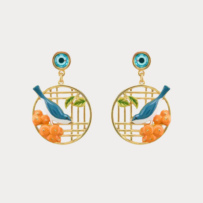 Magpie & Persimmon Earrings