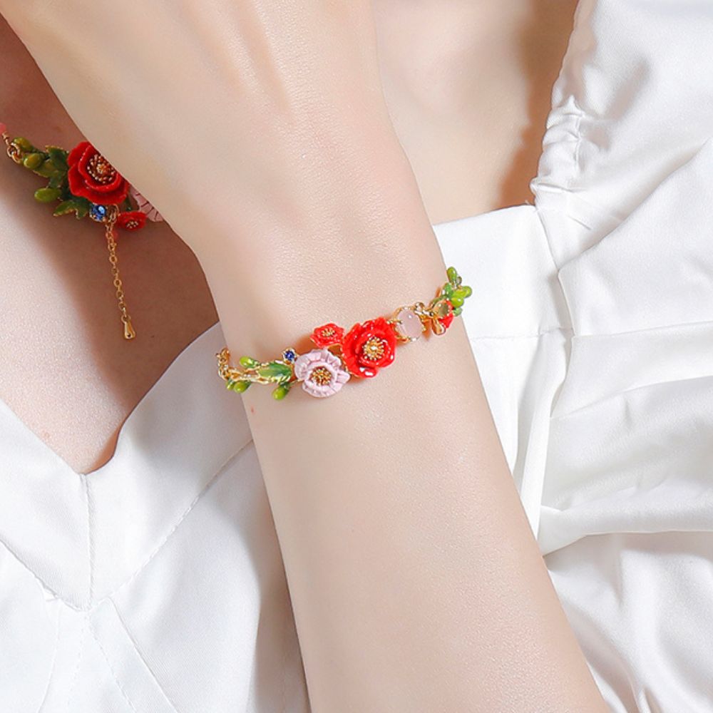 Corn Poppy Bracelet