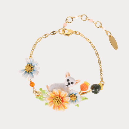 Dog Daisy Bracelet