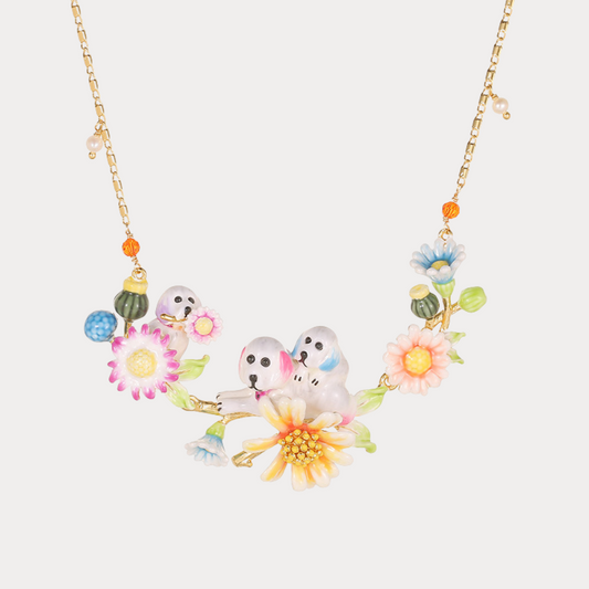 Dog Daisy Necklace
