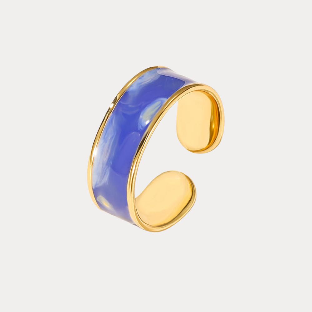 Blue Starry Night Ring