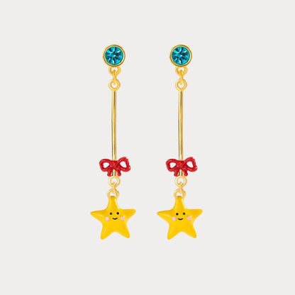 Star Drop Earrings