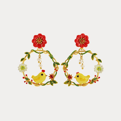 Little Chick Hoop Earrings