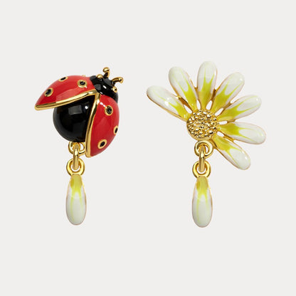 Daisy & Ladybug Earring