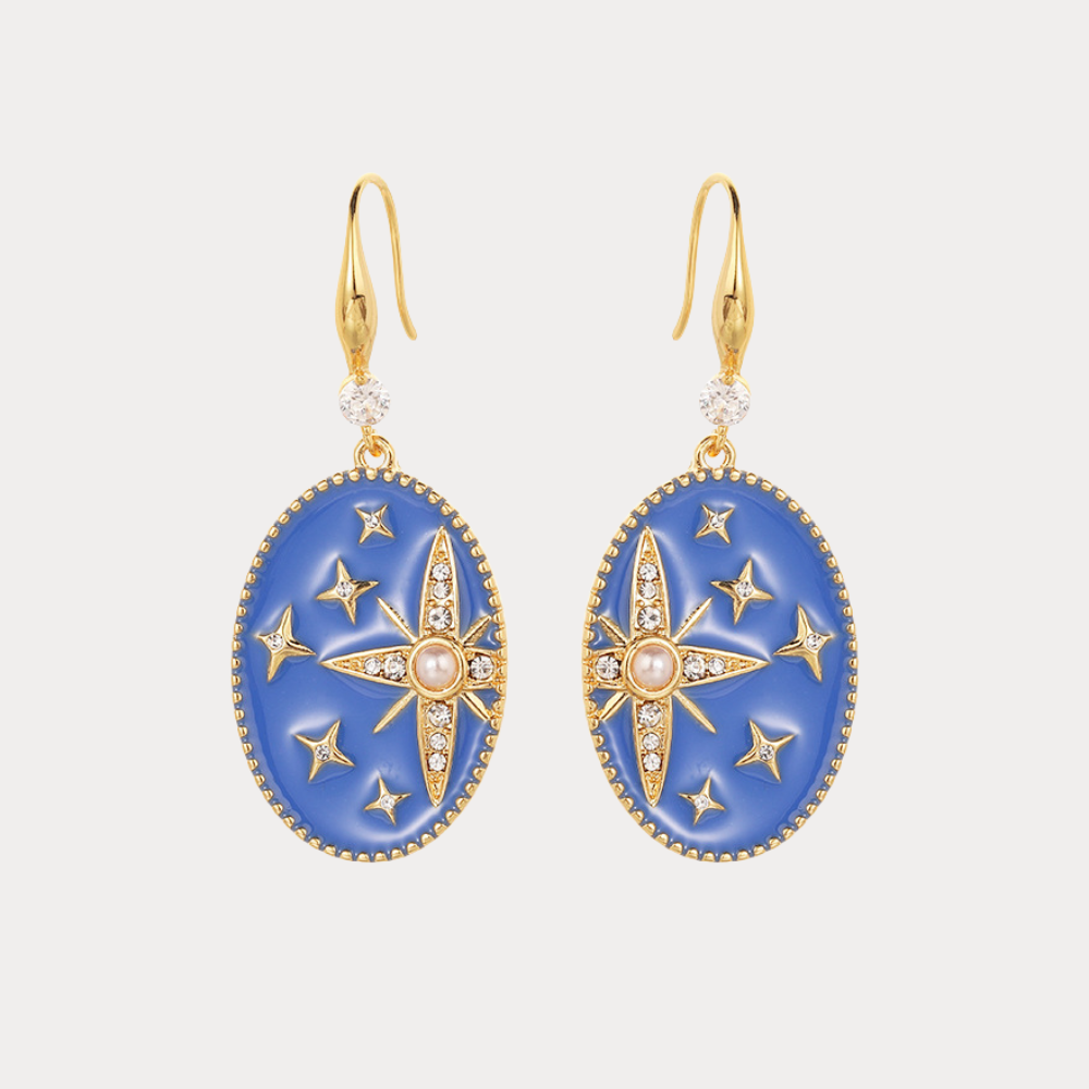 Star Drop Earrings