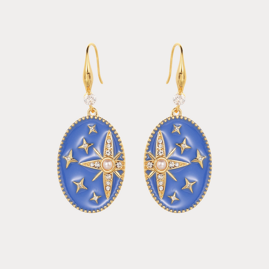 Star Drop Earrings