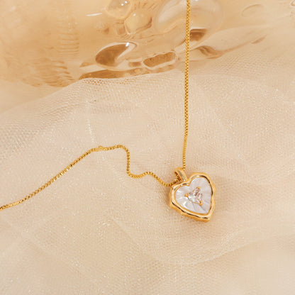 Shell Heart Necklace