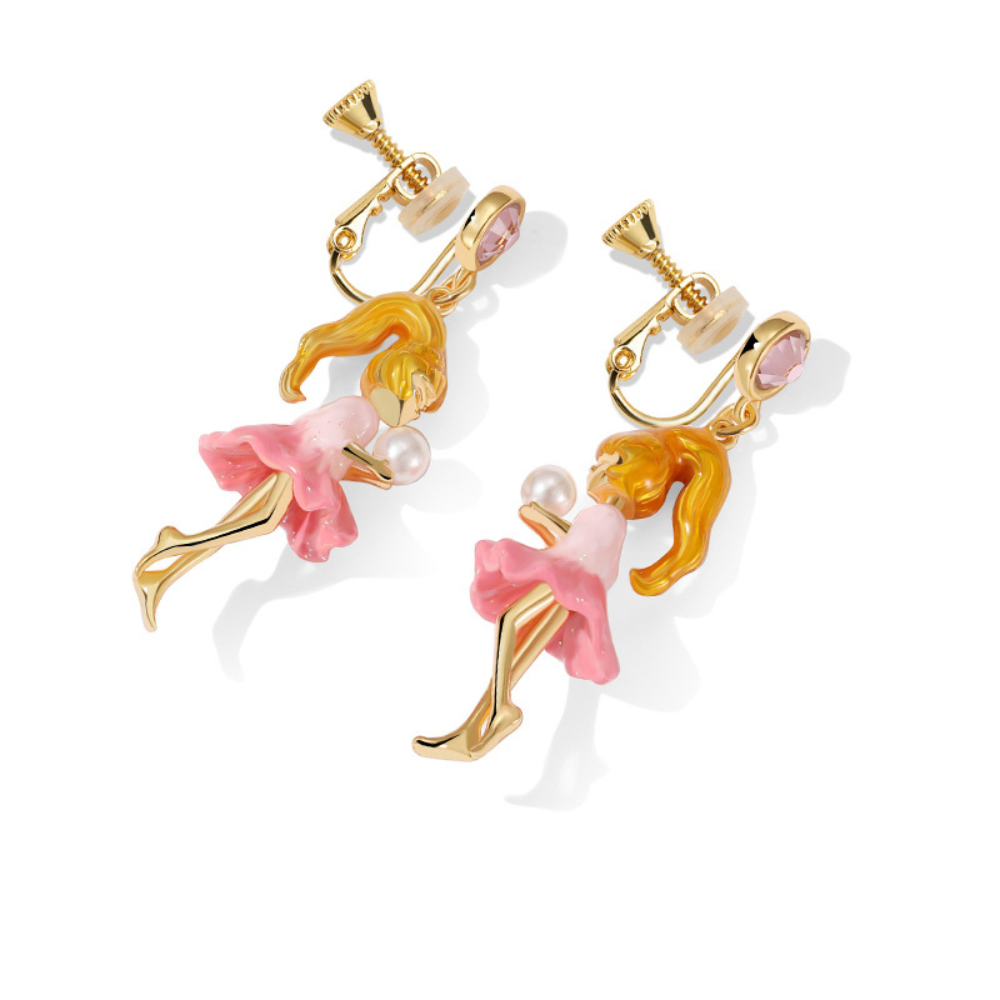 Dancing Girl Pearl Earrings