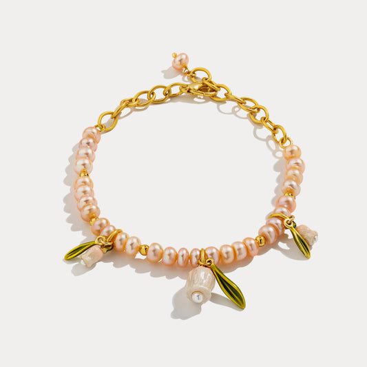 Lily Of The Valley Pearl Bracelet