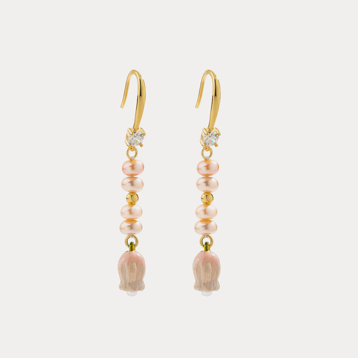 Lily Of The Valley Pearl Earrings