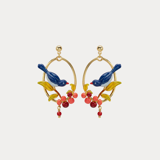 Magpie Berry Hoop Earrings