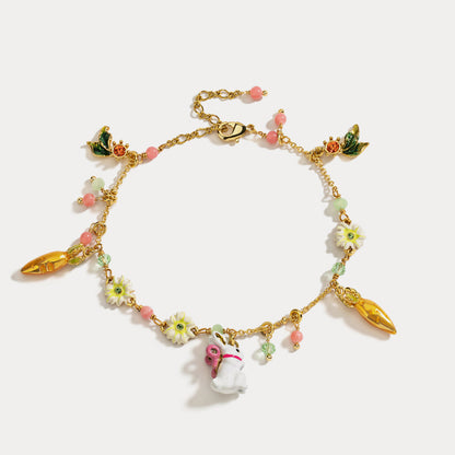 Rabbit Carrot Bracelet