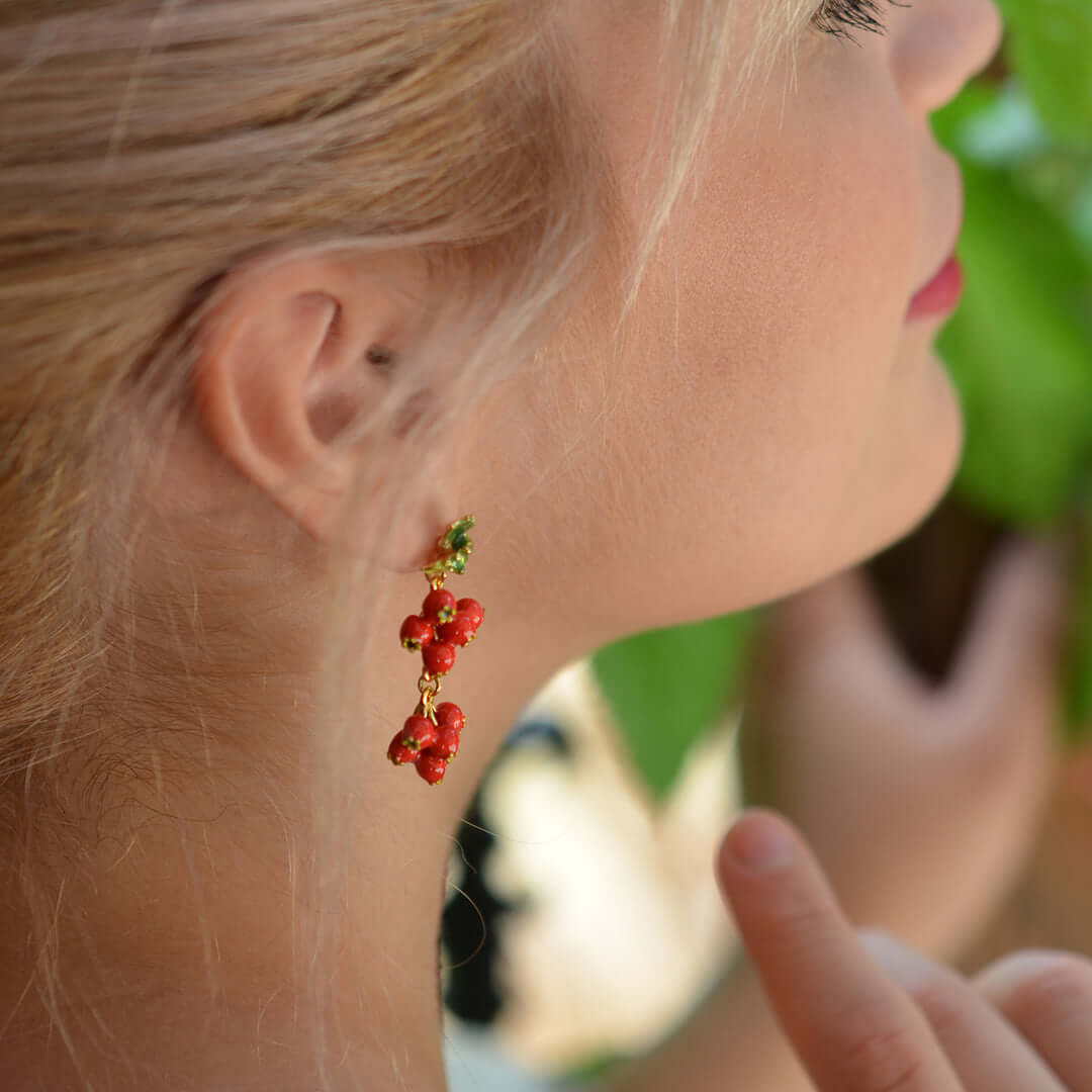 Cranberry Earrings