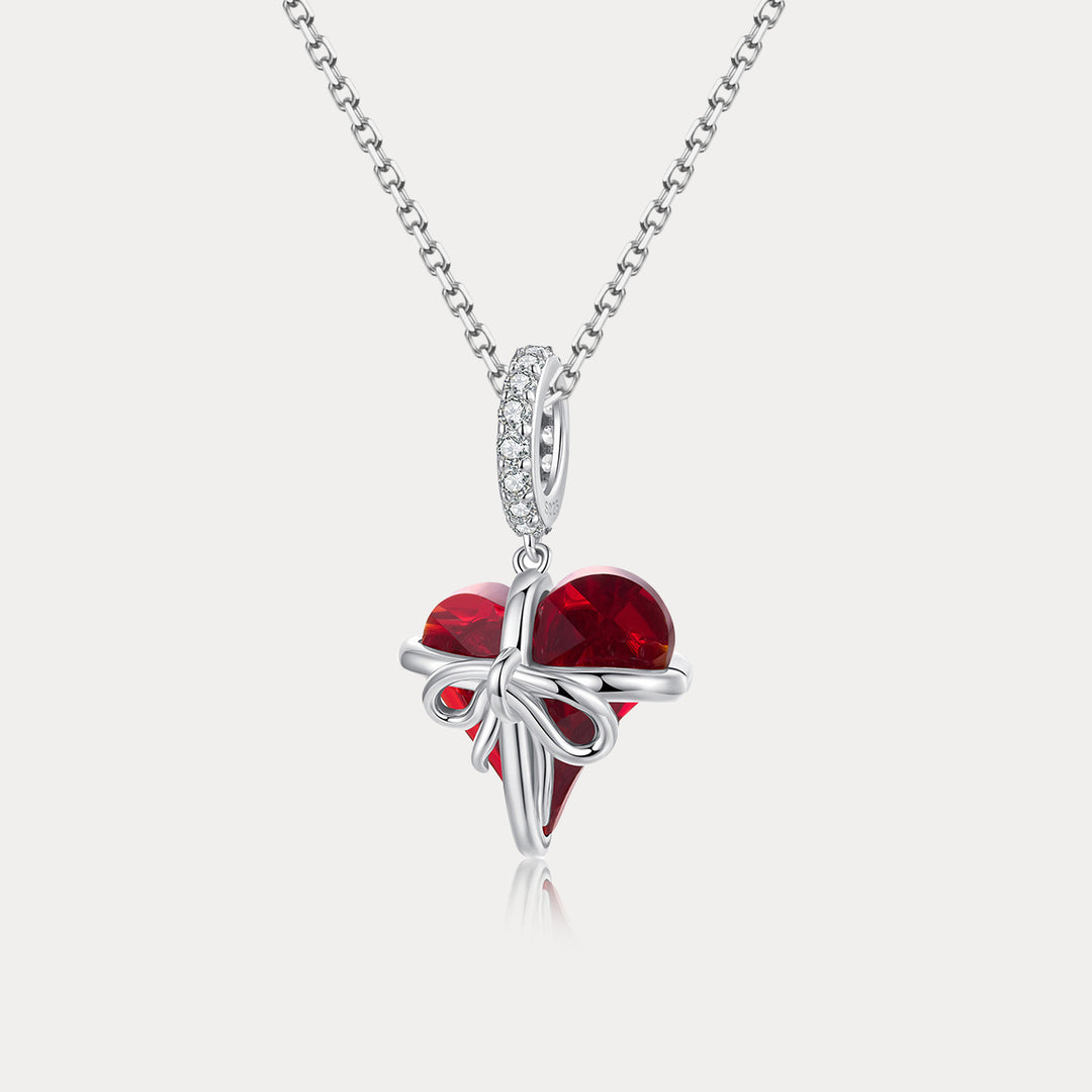 Heart Bow Necklace