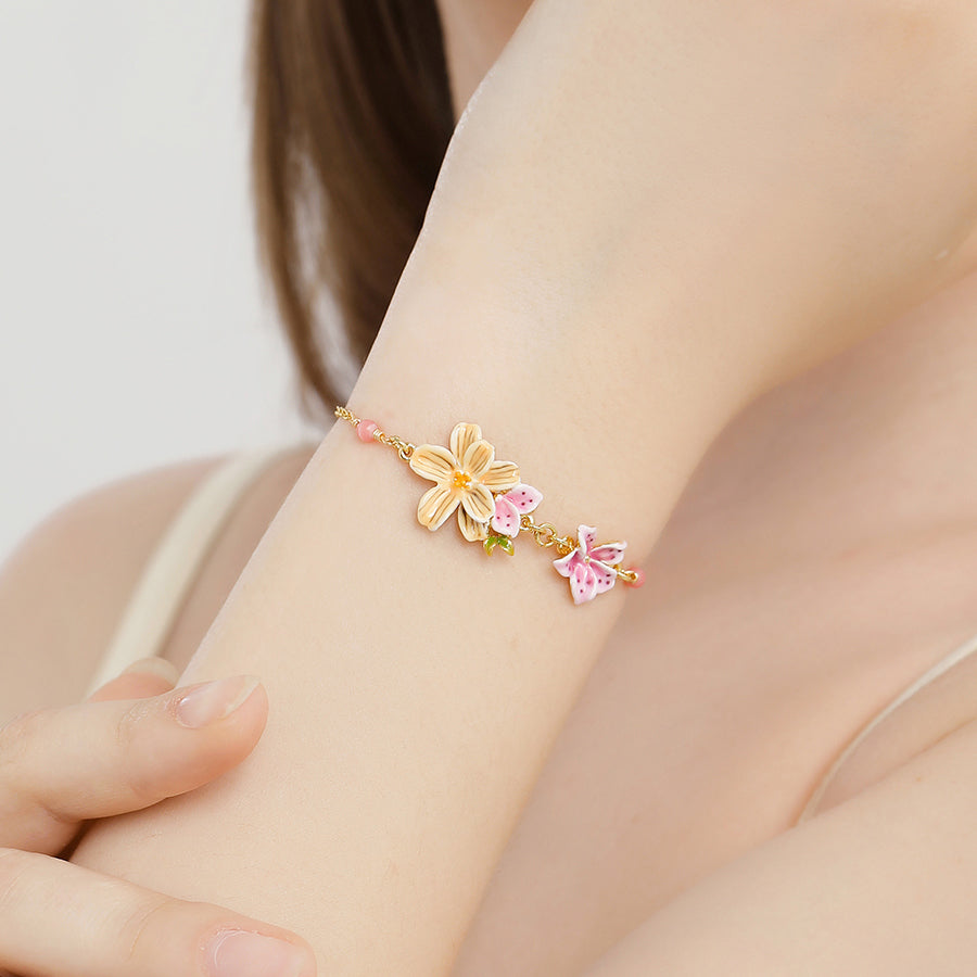 Sweet Pear Flower Bracelet